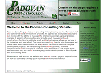 Tablet Screenshot of padovanconsulting.com